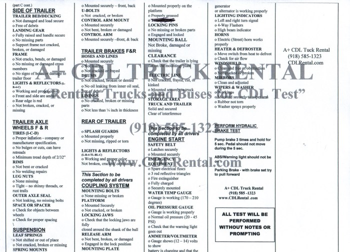 Examen de frenos de aire cdl california