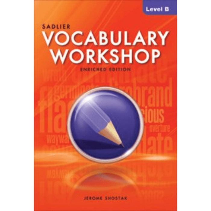 Answer key for vocabulary workshop level b