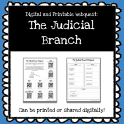 Judicial branch webquest answer key