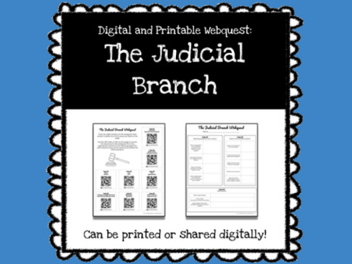 Judicial branch webquest answer key